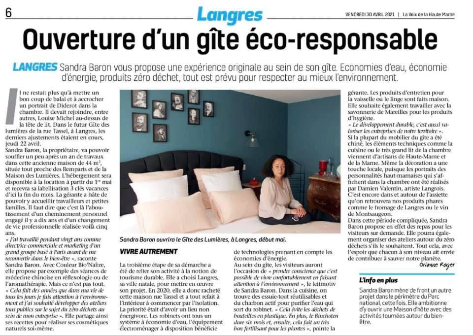 Le Gite Des Lumieres Langres Ngoại thất bức ảnh